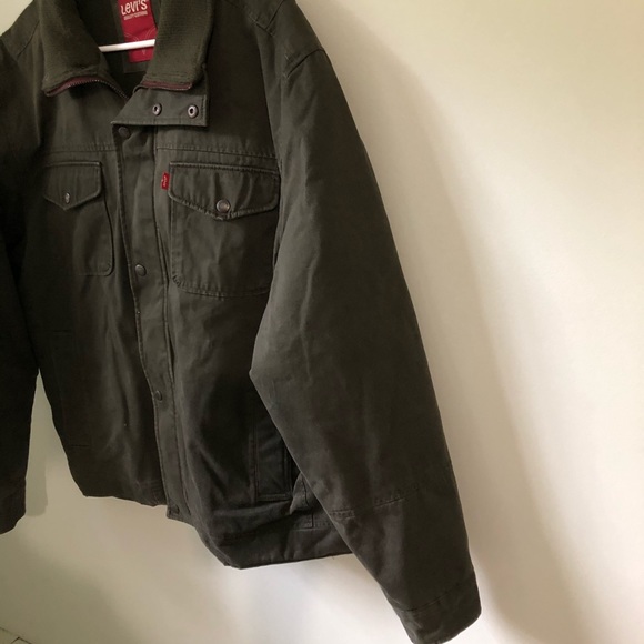 Levi's Jackets & Coats Mens Levis Standcollar Military Jacket Xl